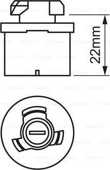 BOSCH 1 987 302 024 - Kvēlspuldze, Miglas lukturis www.autospares.lv