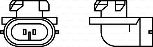 BOSCH 1 987 302 025 - Kvēlspuldze, Miglas lukturis www.autospares.lv