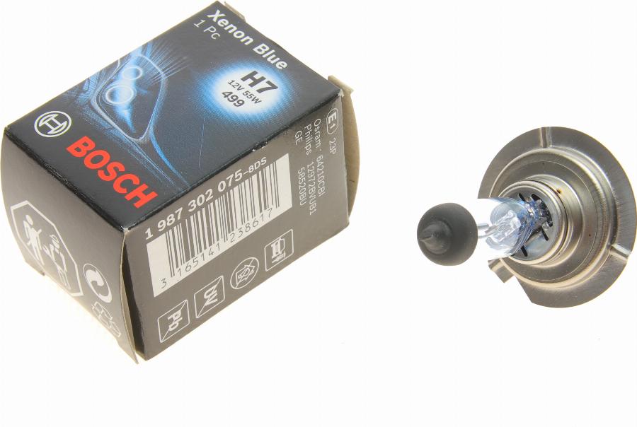 BOSCH 1 987 302 075 - Bulb, spotlight www.autospares.lv