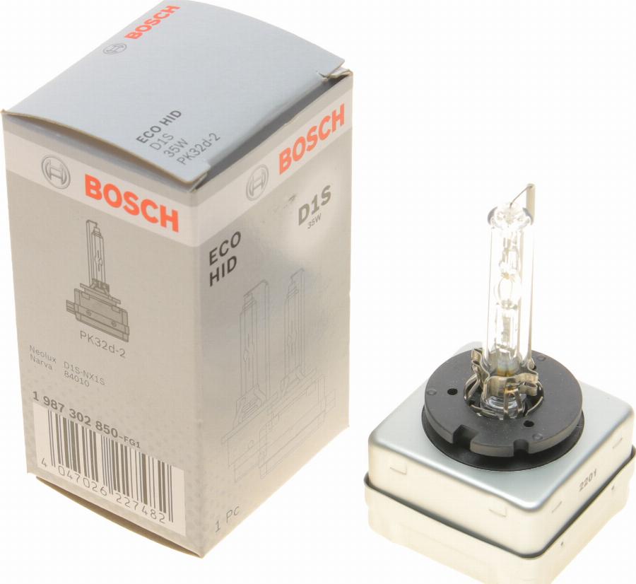 BOSCH 1 987 302 850 - Kvēlspuldze, Tālās gaismas lukturis autospares.lv