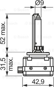 BOSCH 1 987 302 853 - Kvēlspuldze, Pamatlukturis www.autospares.lv