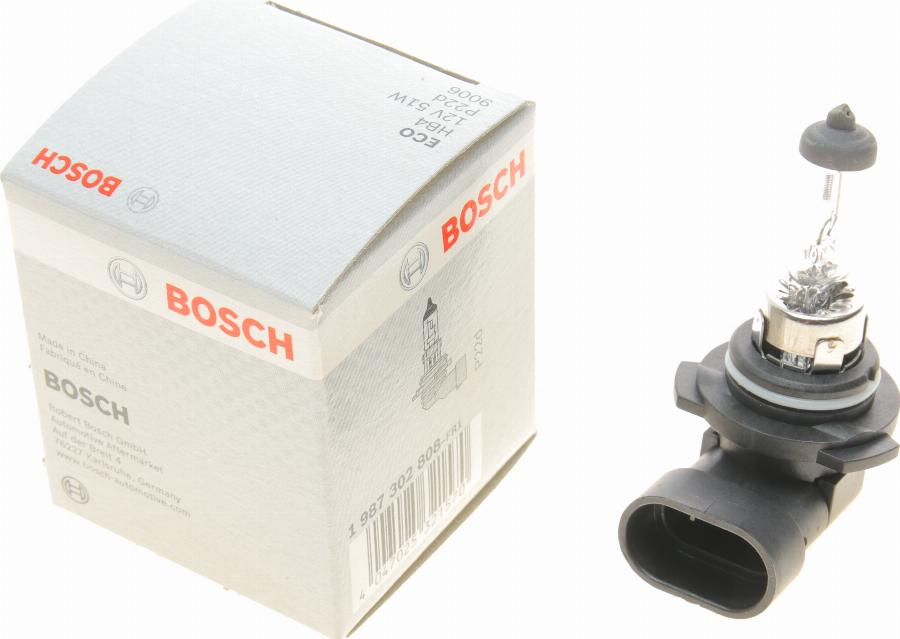 BOSCH 1 987 302 808 - Kvēlspuldze, Tālās gaismas lukturis autospares.lv