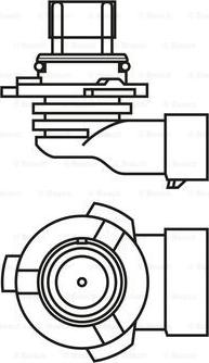 BOSCH 1 987 302 808 - Kvēlspuldze, Tālās gaismas lukturis autospares.lv