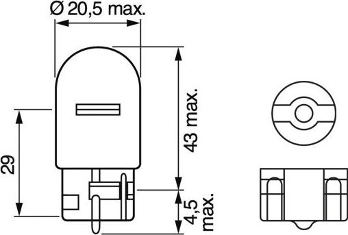 BOSCH 1 987 302 251 - Kvēlspuldze, Pagriezienu signāla lukturis www.autospares.lv