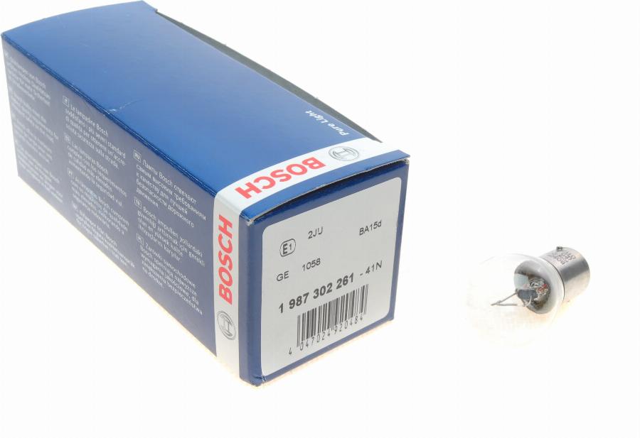 BOSCH 1 987 302 261 - Лампа накаливания, фонарь указателя поворота www.autospares.lv