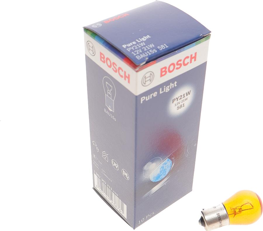 BOSCH 1 987 302 213 - Лампа накаливания, фонарь указателя поворота www.autospares.lv