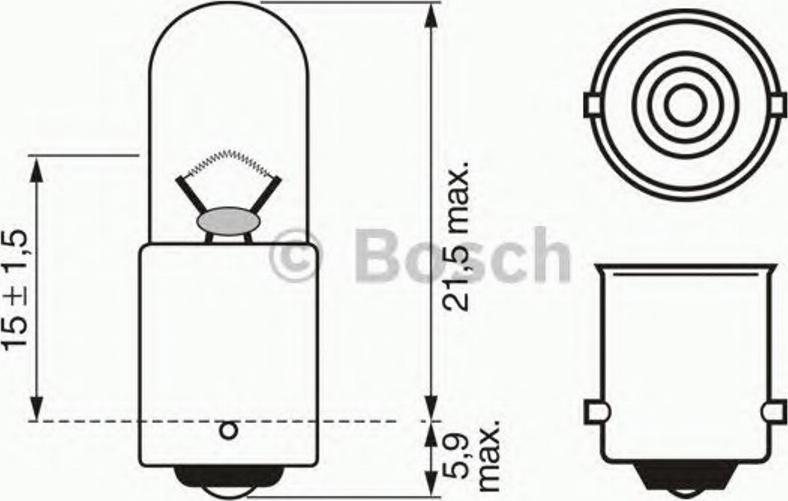 BOSCH 1 987 302 287 - Kvēlspuldze www.autospares.lv