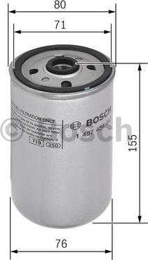 BOSCH 1 457 434 447 - Degvielas filtrs www.autospares.lv