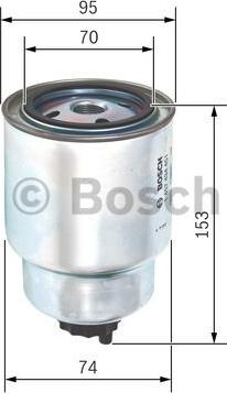 BOSCH 1 457 434 451 - Degvielas filtrs www.autospares.lv