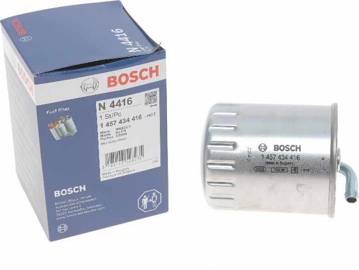 BOSCH 1 457 434 416 - Топливный фильтр www.autospares.lv