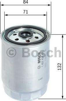 BOSCH 1 457 434 436 - Degvielas filtrs www.autospares.lv