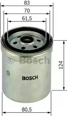 BOSCH 1 457 434 050 - Fuel filter www.autospares.lv