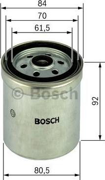 BOSCH 1 457 434 051 - Degvielas filtrs www.autospares.lv