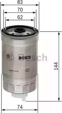 BOSCH 1 457 434 192 - Fuel filter www.autospares.lv