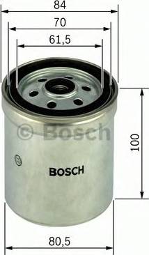 BOSCH 1 457 434 157 - Degvielas filtrs autospares.lv