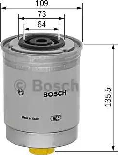 BOSCH 1 457 434 186 - Degvielas filtrs www.autospares.lv