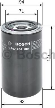 BOSCH 1 457 434 180 - Degvielas filtrs autospares.lv