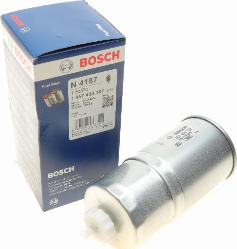 BOSCH 1 457 434 187 - Degvielas filtrs autospares.lv