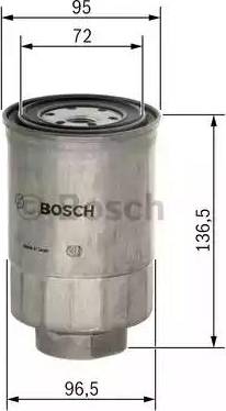 BOSCH 1 457 434 302 - Топливный фильтр www.autospares.lv