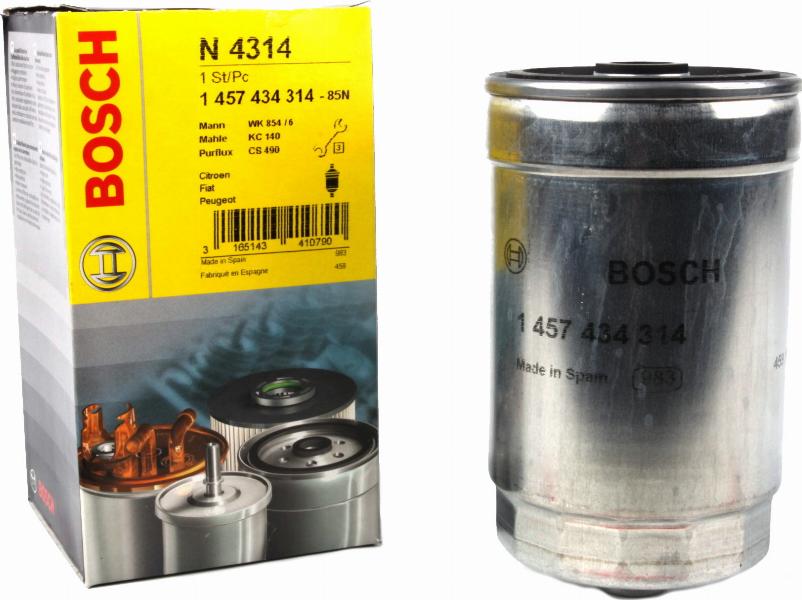 BOSCH 1 457 434 314 - Fuel filter www.autospares.lv