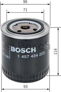 BOSCH 1 457 434 205 - Fuel filter www.autospares.lv