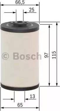 BOSCH 1 457 431 325 - Топливный фильтр www.autospares.lv