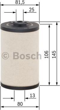 BOSCH 1 457 431 326 - Degvielas filtrs www.autospares.lv