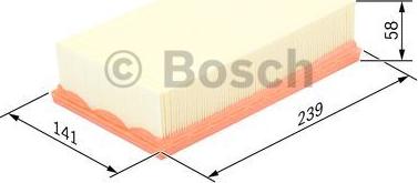 BOSCH 1 457 433 595 - Gaisa filtrs www.autospares.lv