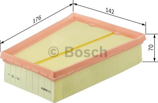 BOSCH 1 457 433 529 - Gaisa filtrs www.autospares.lv