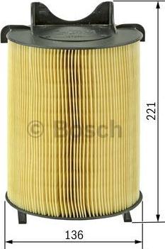 BOSCH 1 457 433 576 - Gaisa filtrs www.autospares.lv