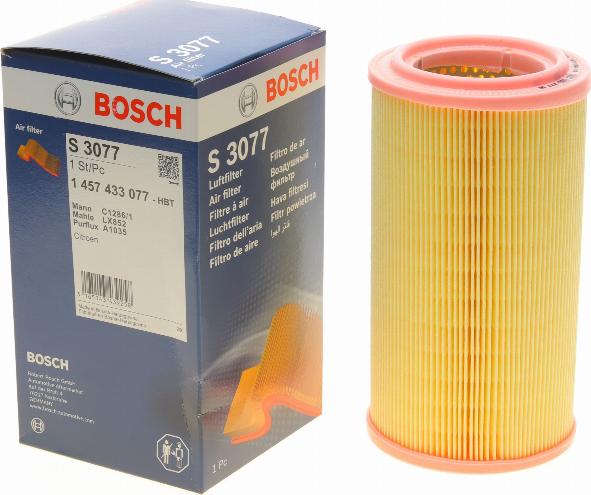 BOSCH 1 457 433 077 - Gaisa filtrs www.autospares.lv