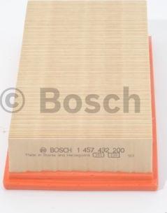 BOSCH 1 457 432 200 - Воздушный фильтр, двигатель www.autospares.lv