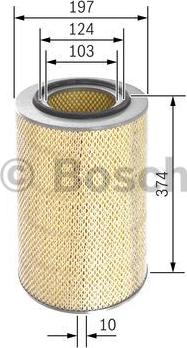 BOSCH 1 457 429 950 - Gaisa filtrs www.autospares.lv