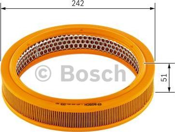 BOSCH 1 457 429 953 - Gaisa filtrs www.autospares.lv