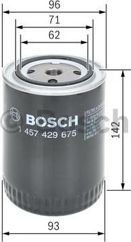 BOSCH 1 457 429 675 - Degvielas filtrs www.autospares.lv