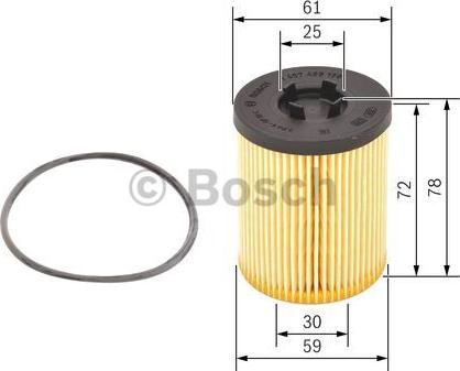 BOSCH 1 457 429 178 - Eļļas filtrs www.autospares.lv