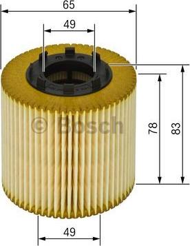 BOSCH 1 457 429 256 - Масляный фильтр www.autospares.lv