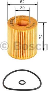 BOSCH 1 457 429 257 - Oil Filter www.autospares.lv