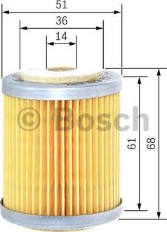 BOSCH 1 457 429 230 - Degvielas filtrs www.autospares.lv