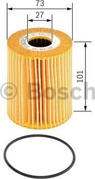 BOSCH 1 457 429 271 - Eļļas filtrs autospares.lv