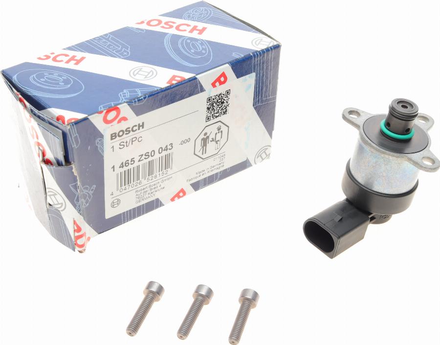 BOSCH 1 465 ZS0 043 - Regulēšanas vārsts, Degvielas daudzums (Common-Rail sistēma) www.autospares.lv