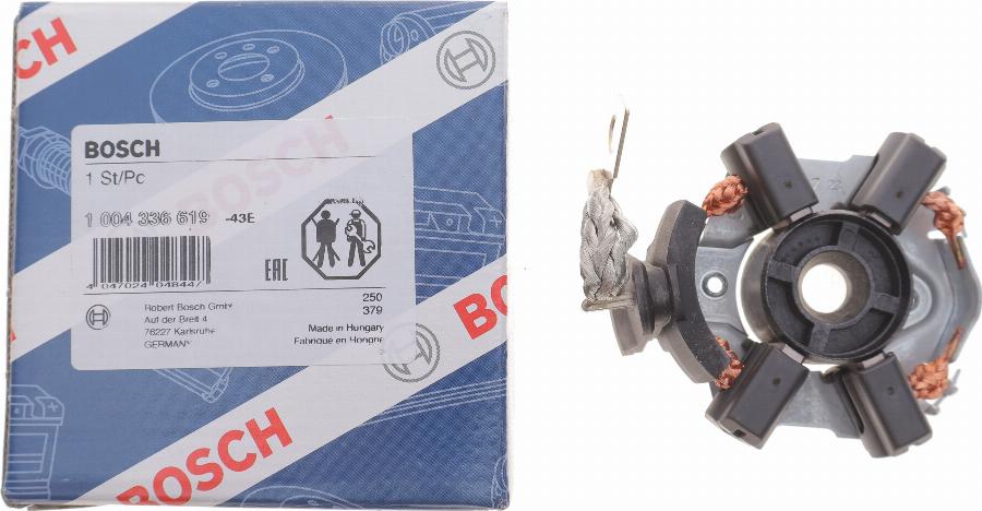 BOSCH 1 004 336 619 - Kronšteins, Ogļu sukas www.autospares.lv