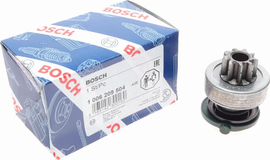 BOSCH 1 006 209 504 - Zobrats, Starteris www.autospares.lv