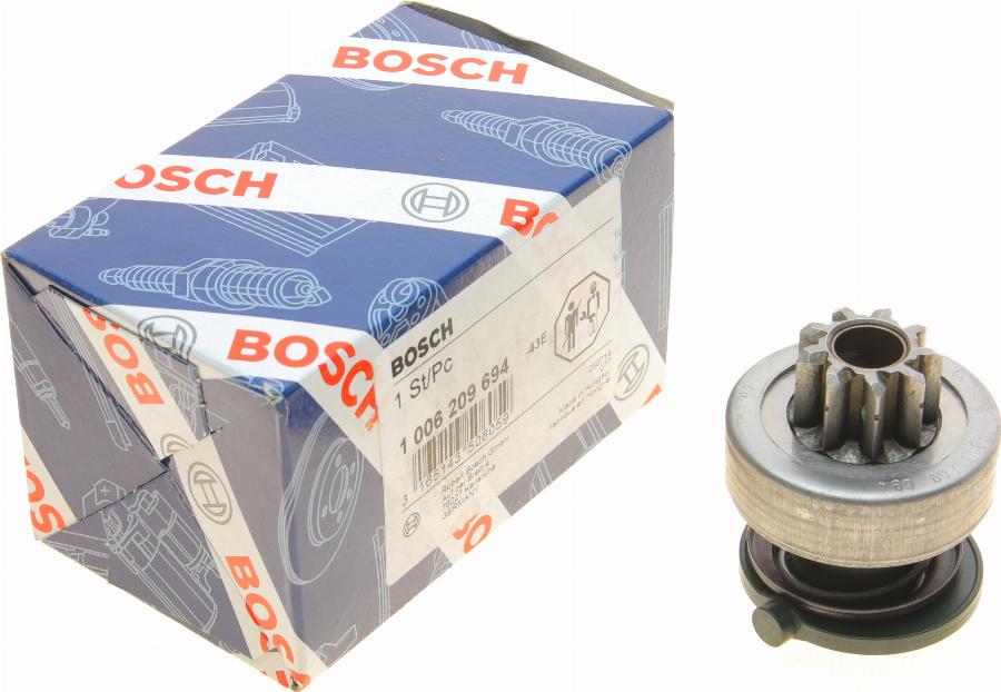 BOSCH 1 006 209 694 - Zobrats, Starteris autospares.lv