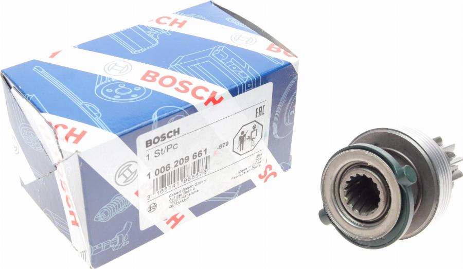 BOSCH 1 006 209 661 - Zobrats, Starteris www.autospares.lv