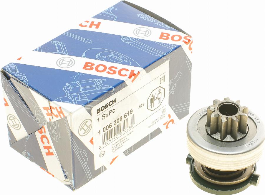 BOSCH 1 006 209 619 - Zobrats, Starteris autospares.lv