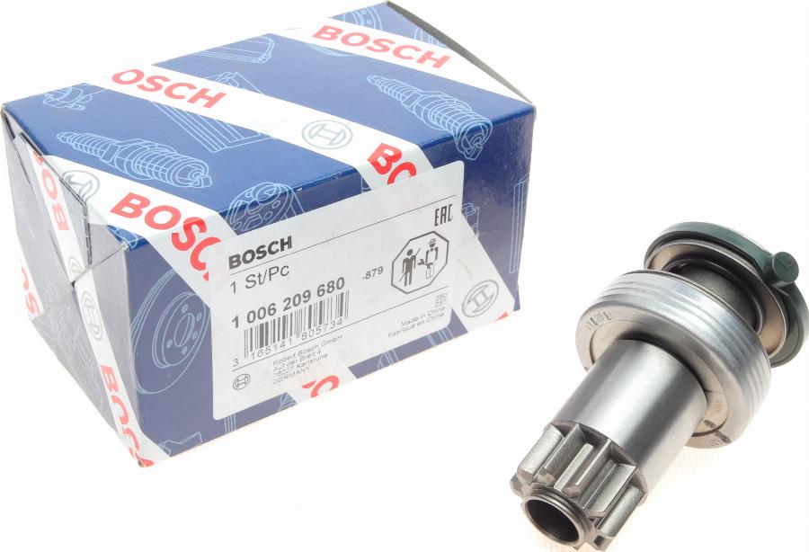 BOSCH 1 006 209 680 - Ведущая шестерня, бендикс, стартер www.autospares.lv