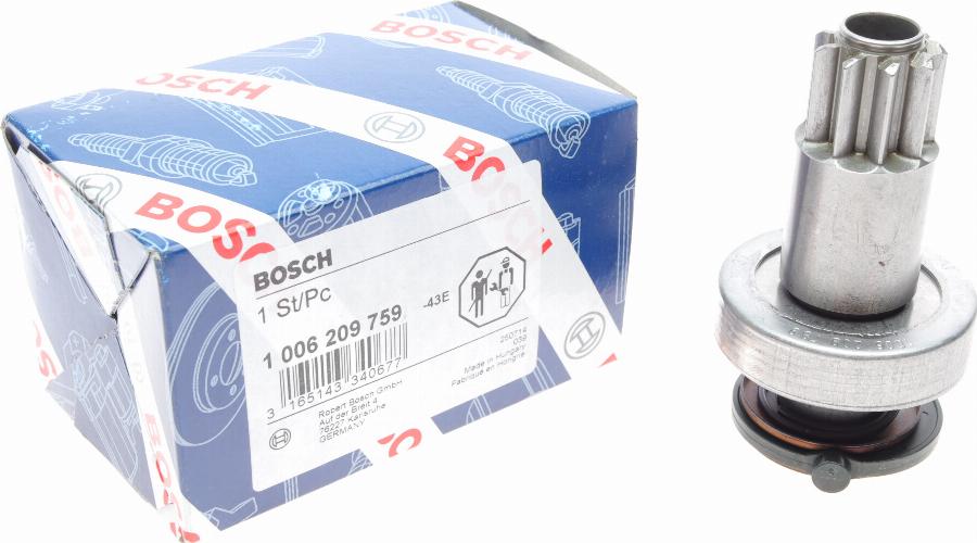 BOSCH 1 006 209 759 - Zobrats, Starteris autospares.lv