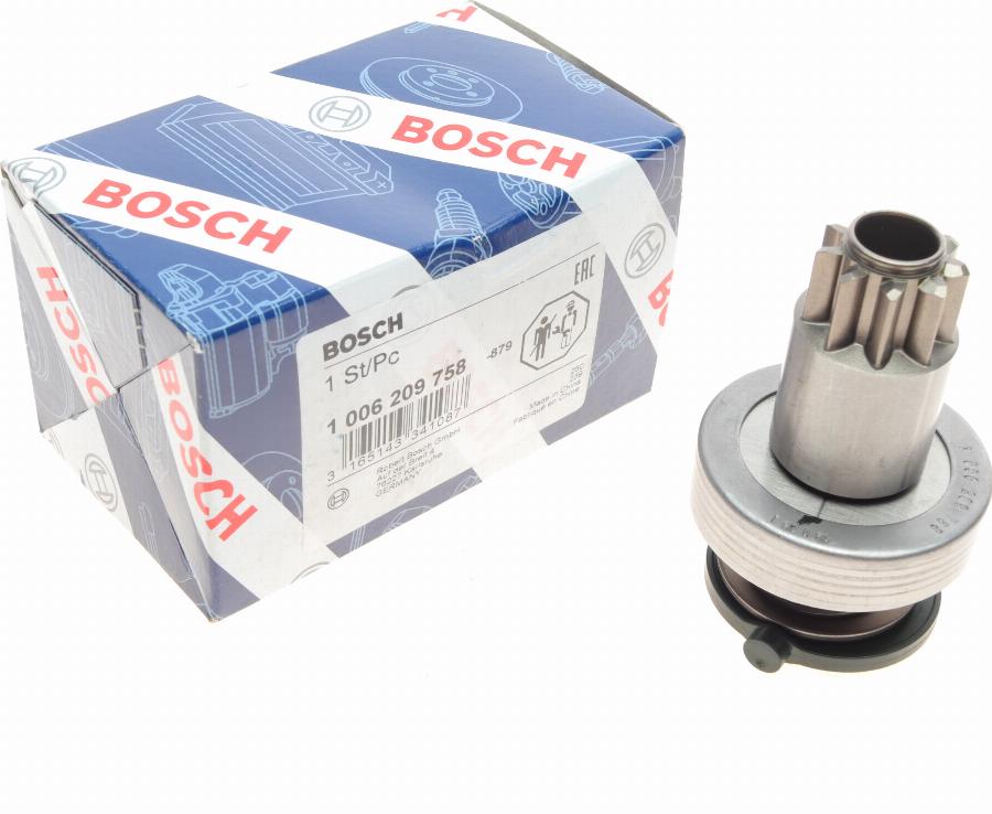 BOSCH 1 006 209 758 - Zobrats, Starteris www.autospares.lv