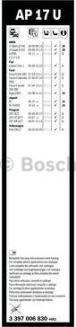 BOSCH 3 397 006 830 - Щетка стеклоочистителя www.autospares.lv